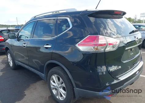 2015 Nissan Rogue Sv из США, поврежденный, VIN 5N1AT2MV5FC809221